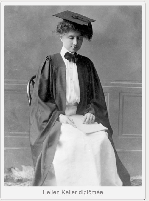 helen keller diplômée