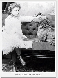 helen enfant avec son chien