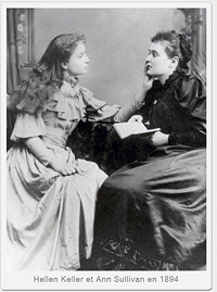 Helen Keller et Ann Sullivan en 1894